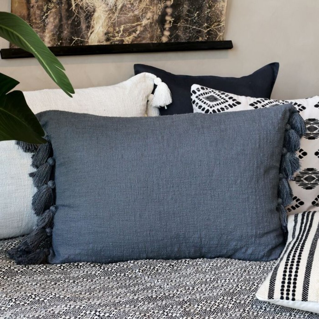 Aix Kissenbezug mit Quasten