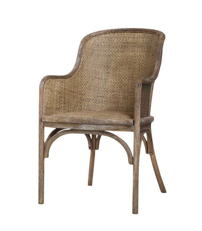 Chic Antique Alter französischer Stuhl geflochten Preview Image