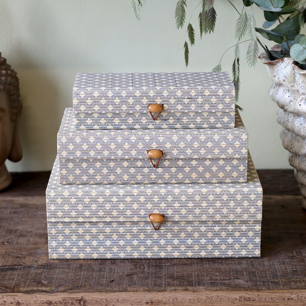 Amilly Schachteln aus Bambus 3er Set