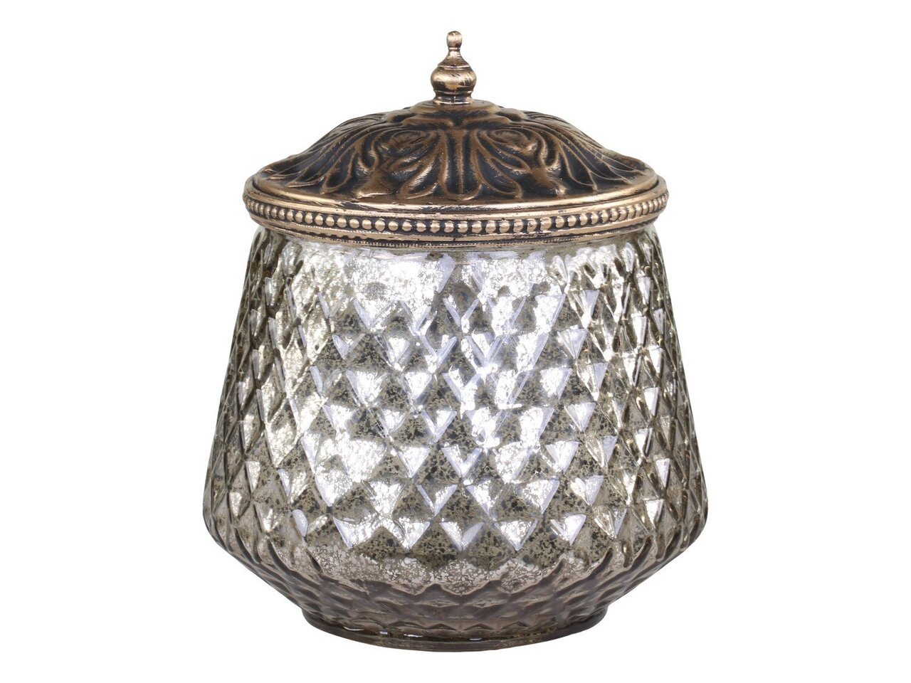 Aufbewahrungsglas mit Perlenkante