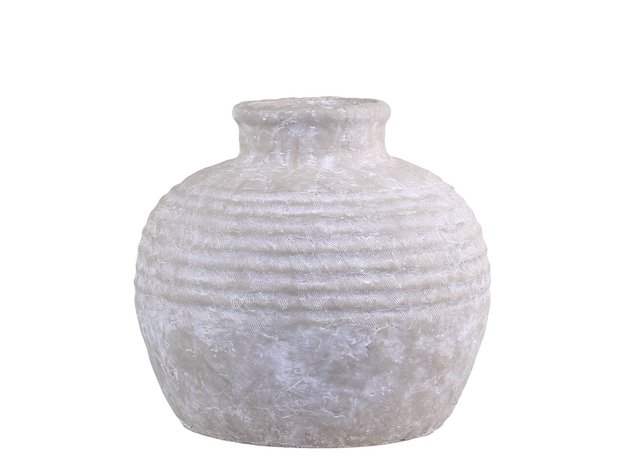 Chic Antique Bauchige Metz Vase aus Zement Preview Image