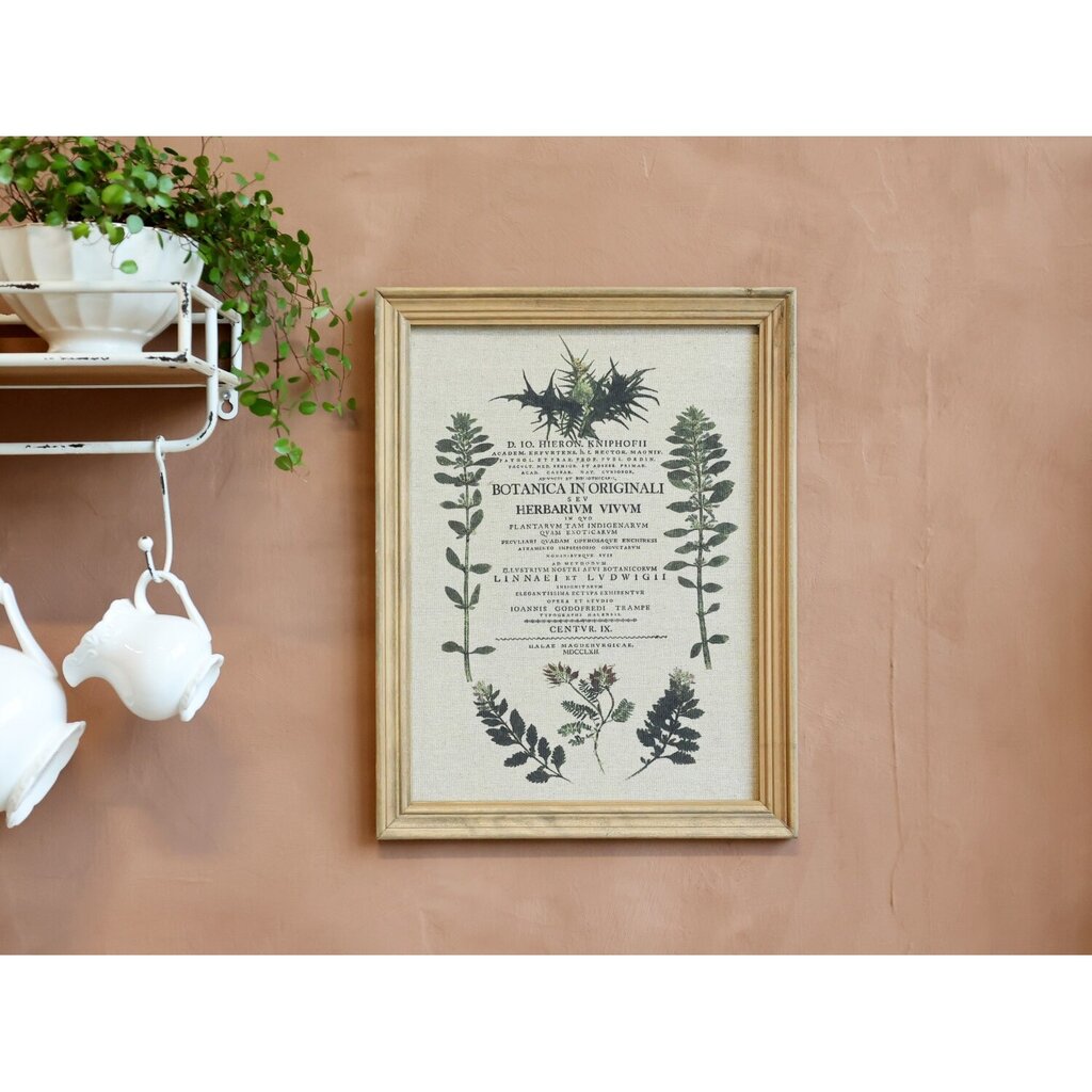 Chic Antique Bild mit wilden Blumen und Naturrahmen Preview Image