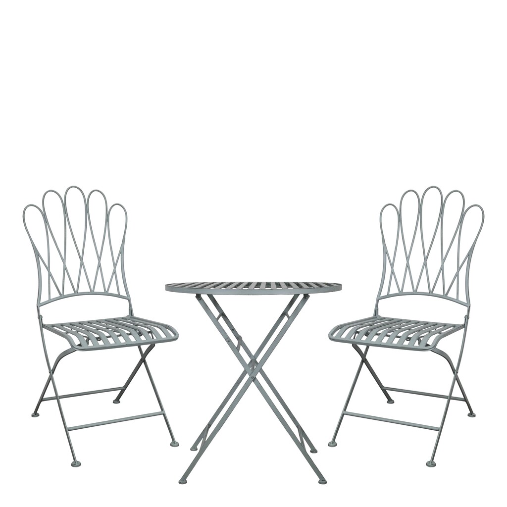 Chic Antique Bistrotisch Set Sky Blue online kaufen bei SKANDEKO