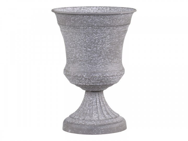 Blumentopf auf Fuß mit Dekor