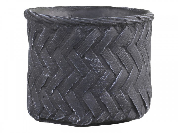 Blumentopf Corte mit Flechtmuster