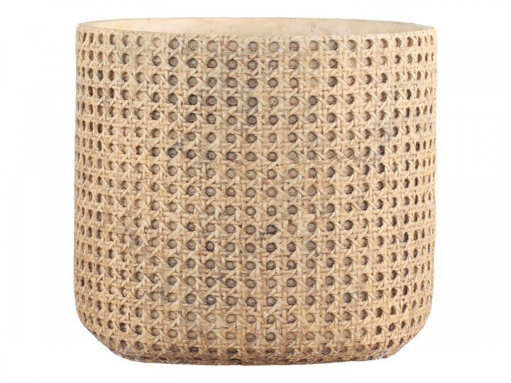 Blumentopf Corte mit französischem Flechtmuster