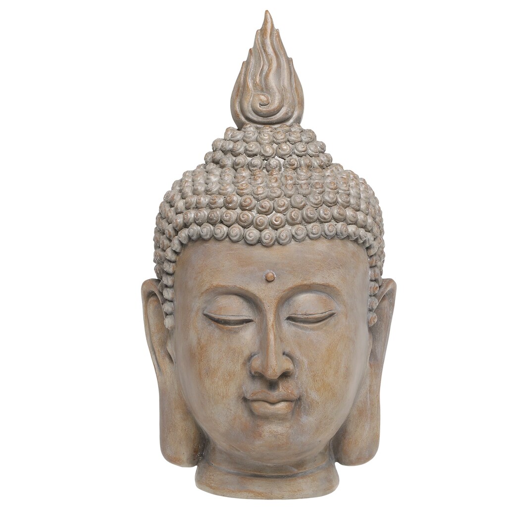 Buddha Kopf aus Polyresin