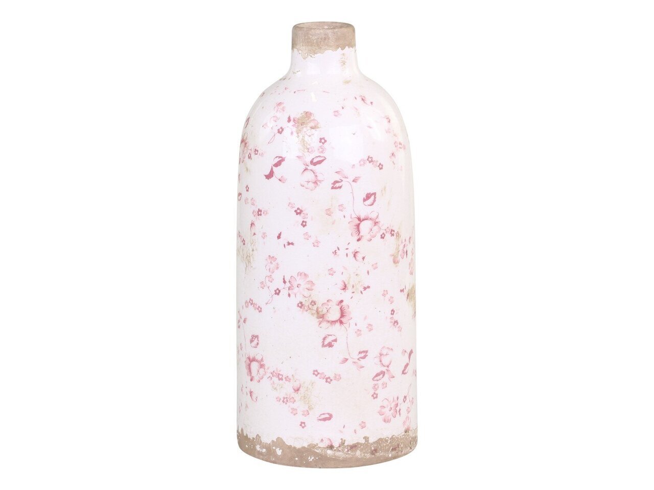 Chic Antique Cannes Vase mit Blumenmotiv