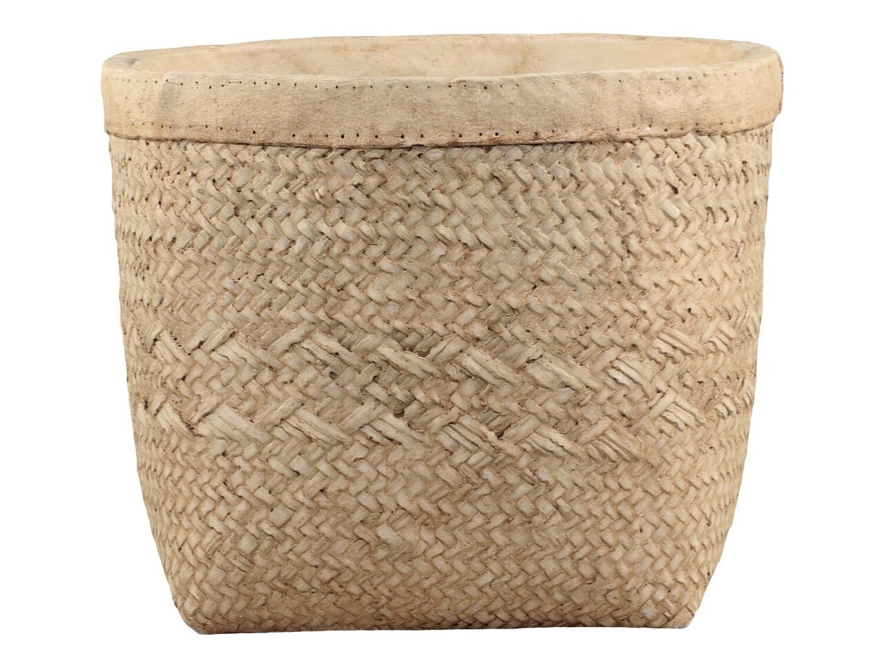 Corte Übertopf mit Geflecht Muster