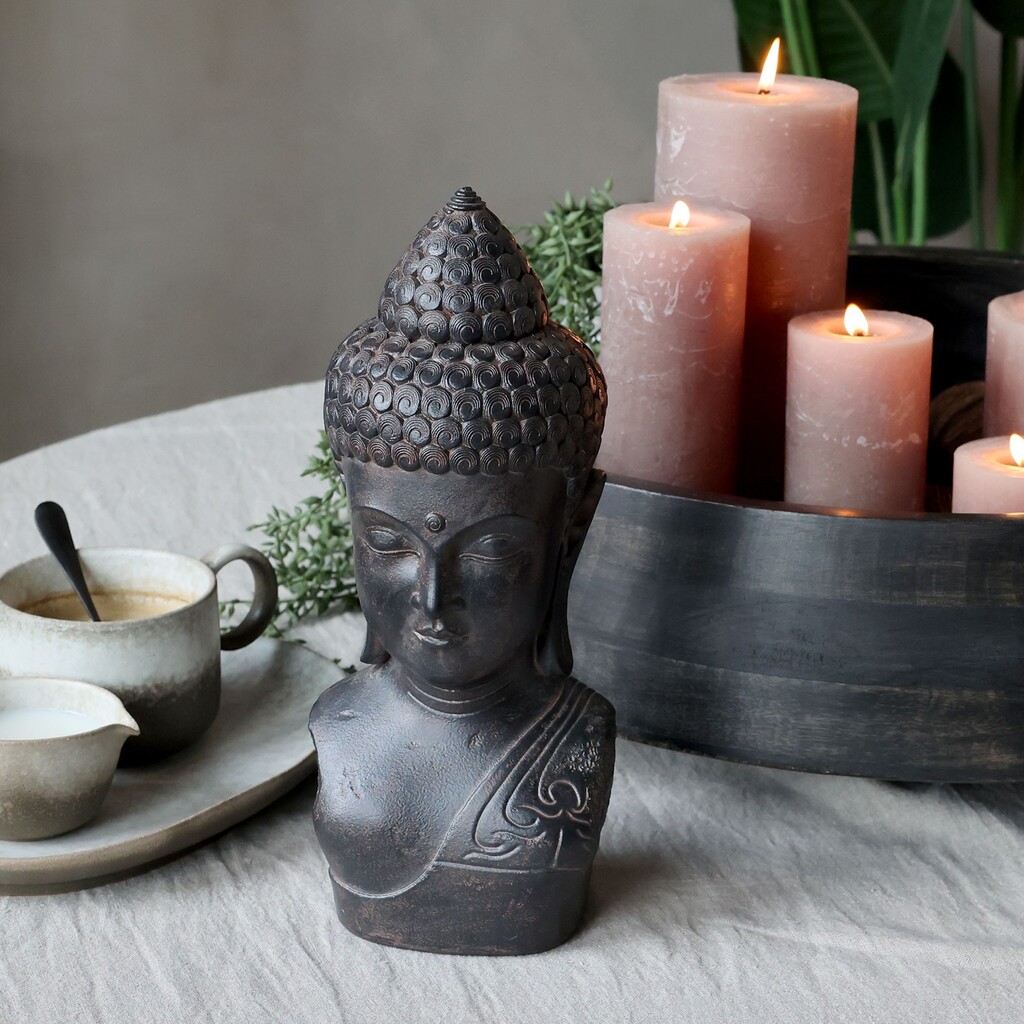 Chic Antique Deko Buddha aus Polyresin Preview Image