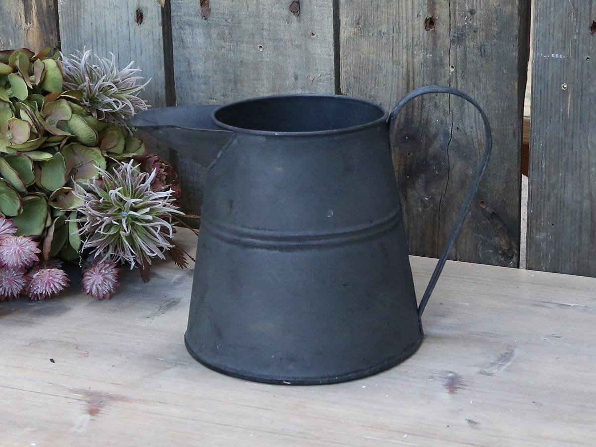 Chic Antique Deko Kanne Zink