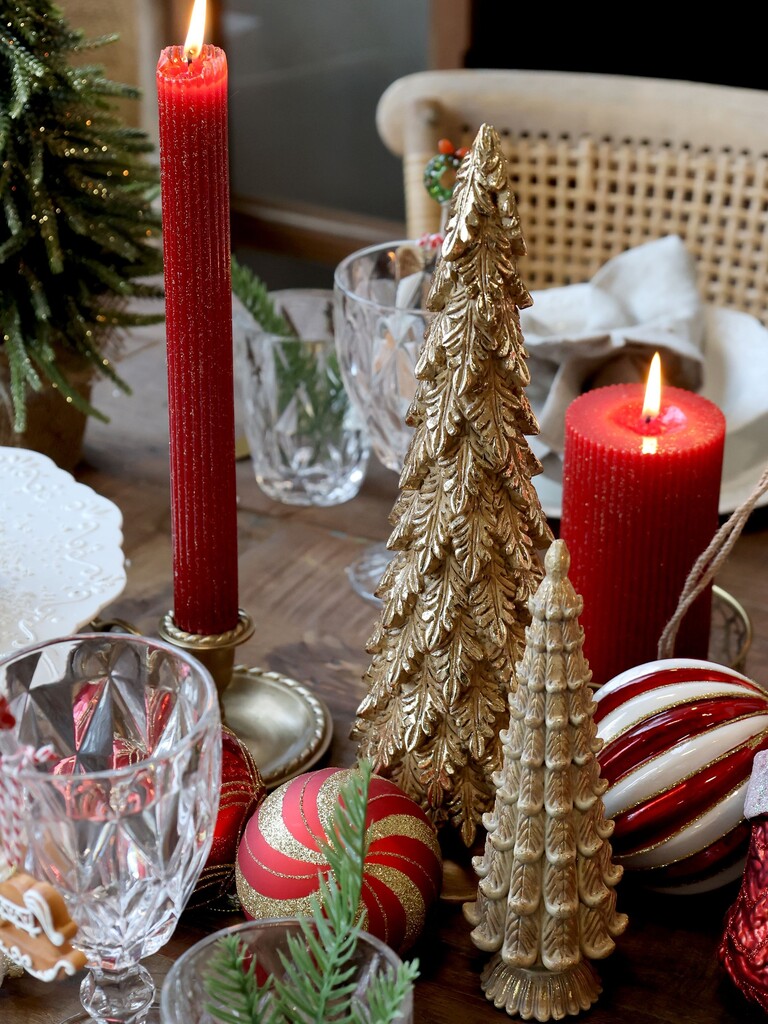 Chic Antique Deko Weihnachtsbaum messingfarbig Preview Image