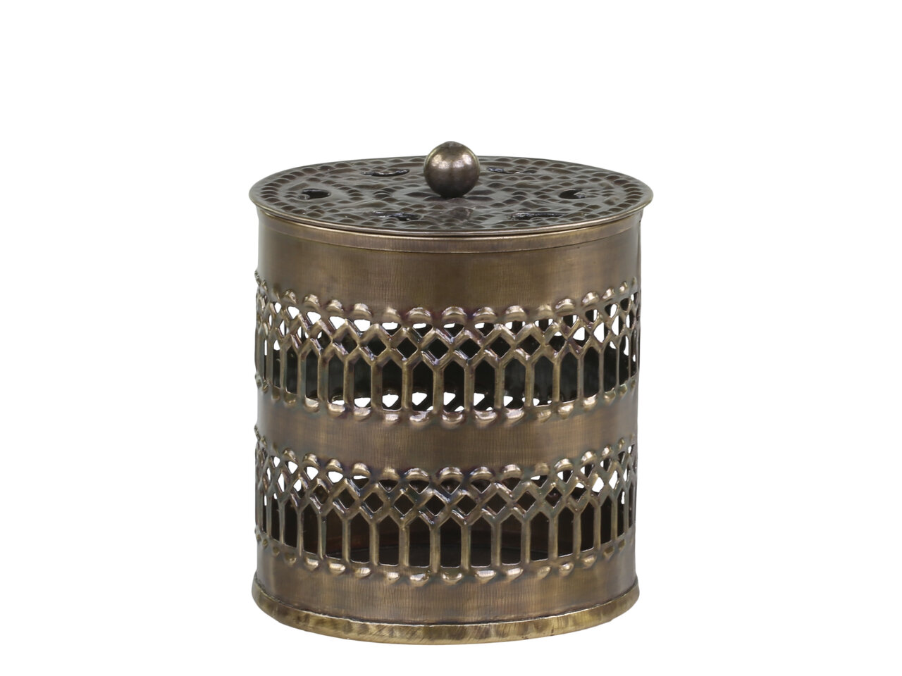 Dose mit Deckel und Muster