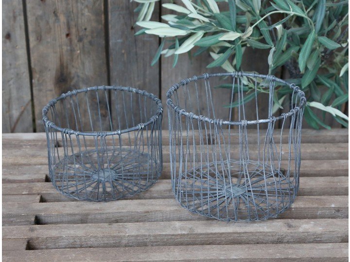 Chic Antique Eisen Körbe Set Preview Image