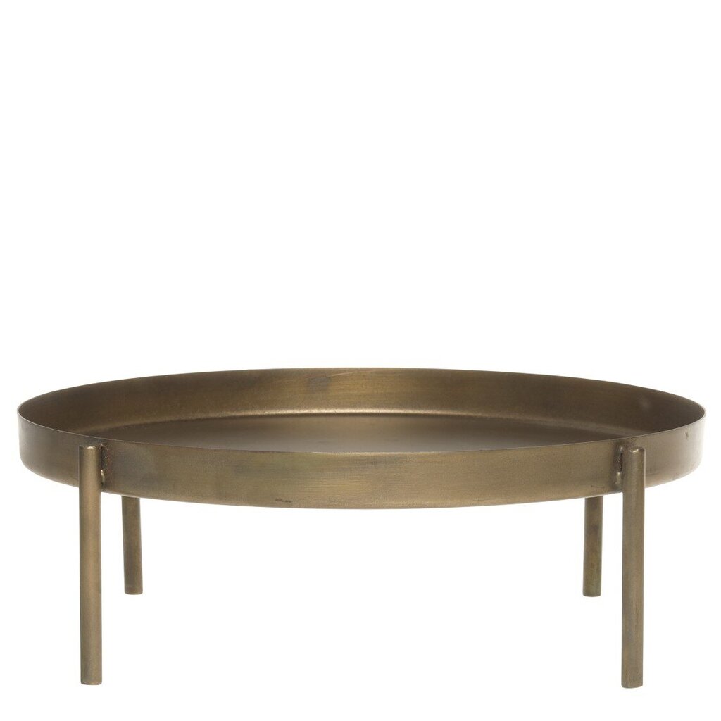 Eisen Tablett mit Bein