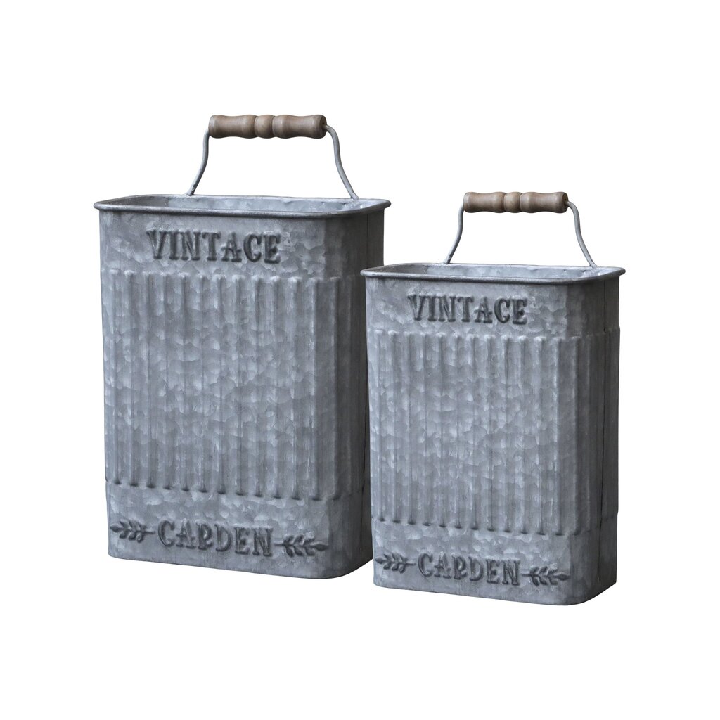Eisenkorb 2er-Set Vintage Garden