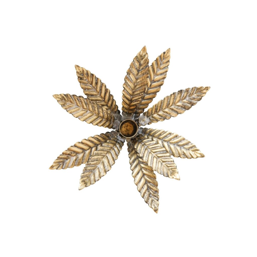 Flaschen Kerzenhalter mit Blättern