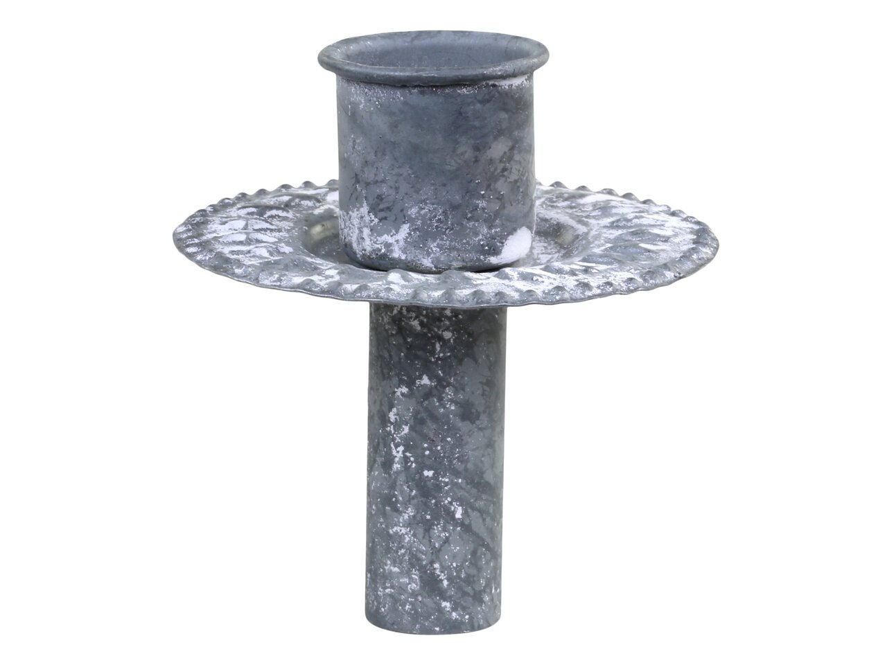 Flaschenaufsatz Kerzenhalter mit dekorativem Rand