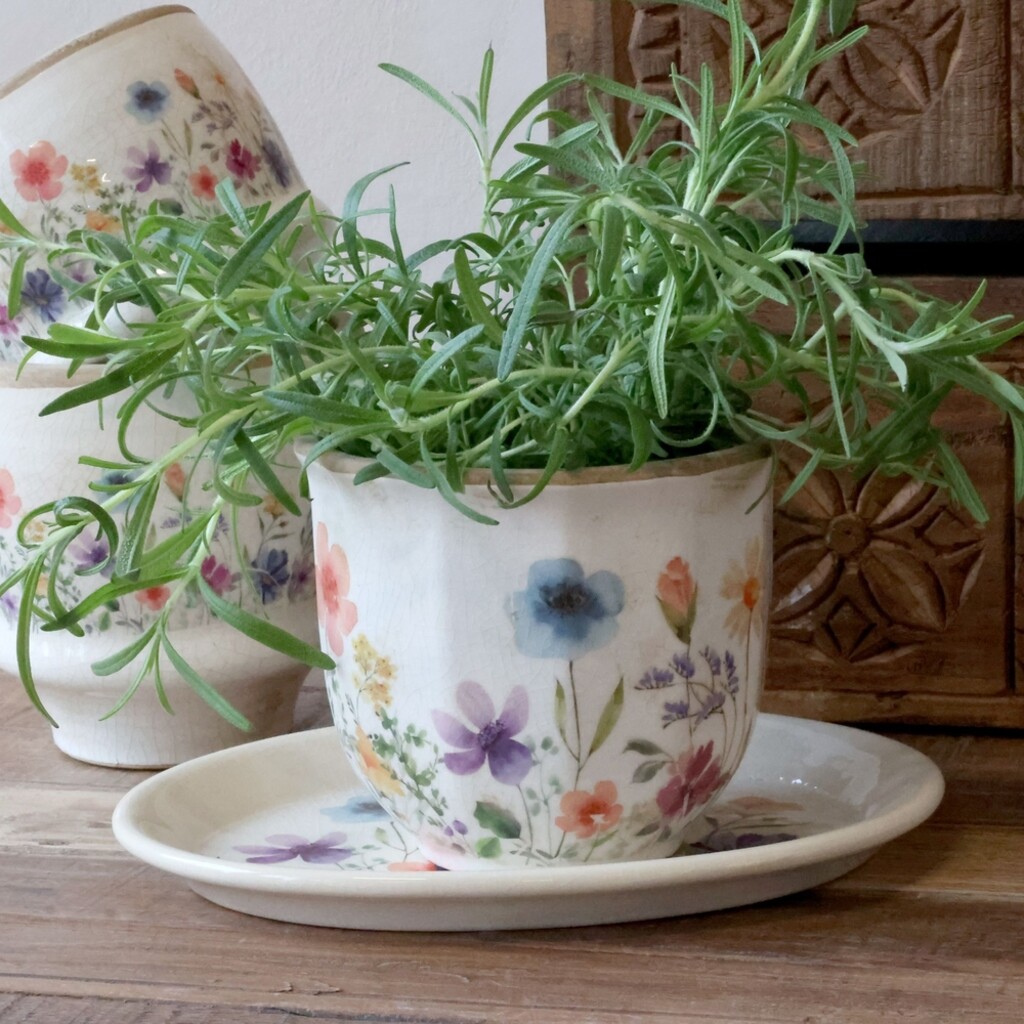 Übertopf Fleurville – Nostalgischer Blumentopf im Landhausstil