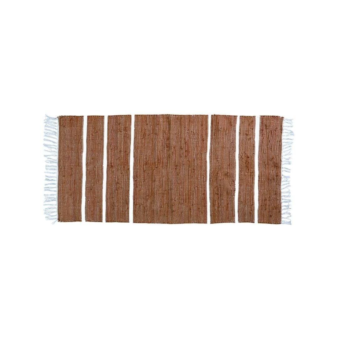 Flickenteppich mit Streifen