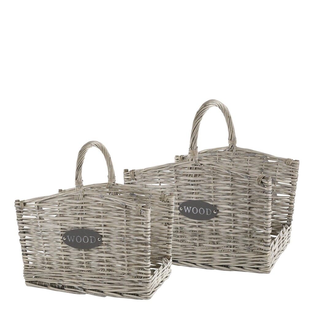 Chic Antique Französischer Körbe mit Henkel im 2er-Set Preview Image