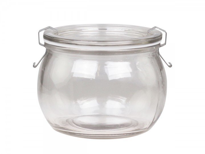 Chic Antique Französisches Einmachglas bauchig