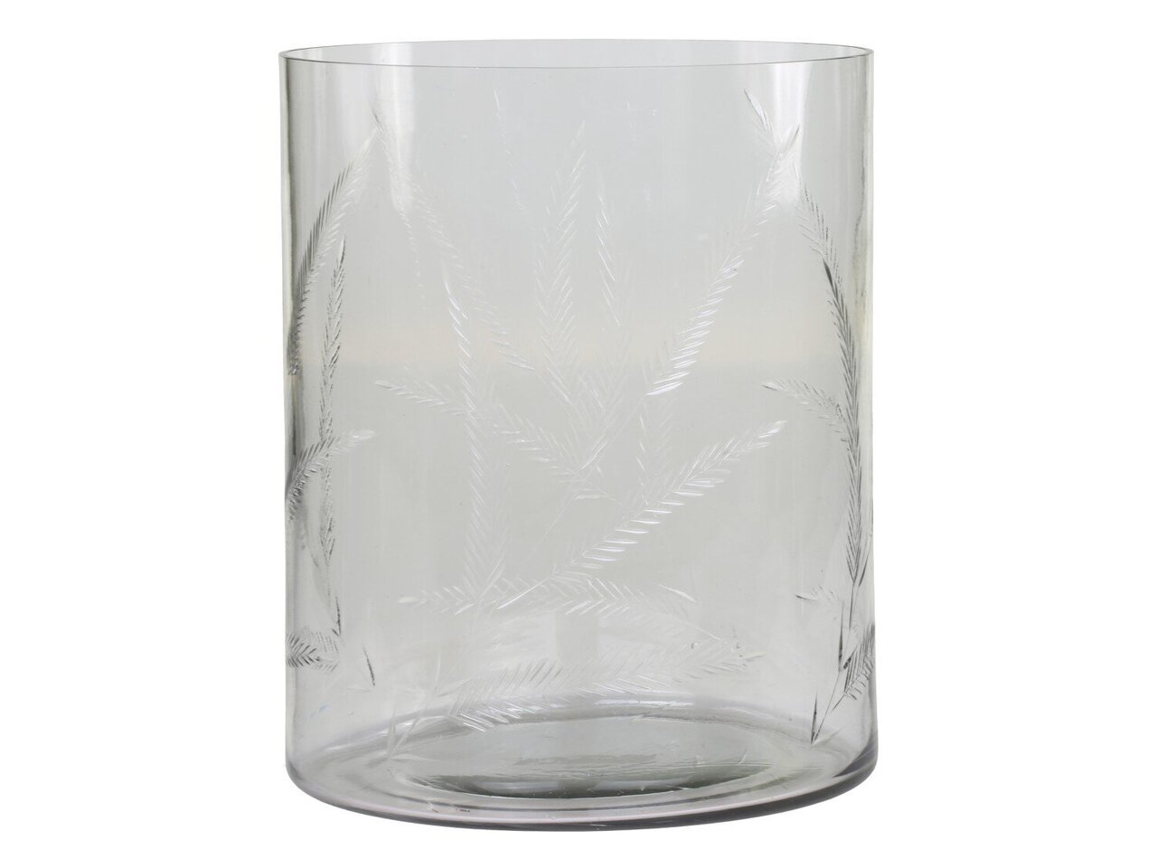 Gläsernes Hurricane mit Schliff