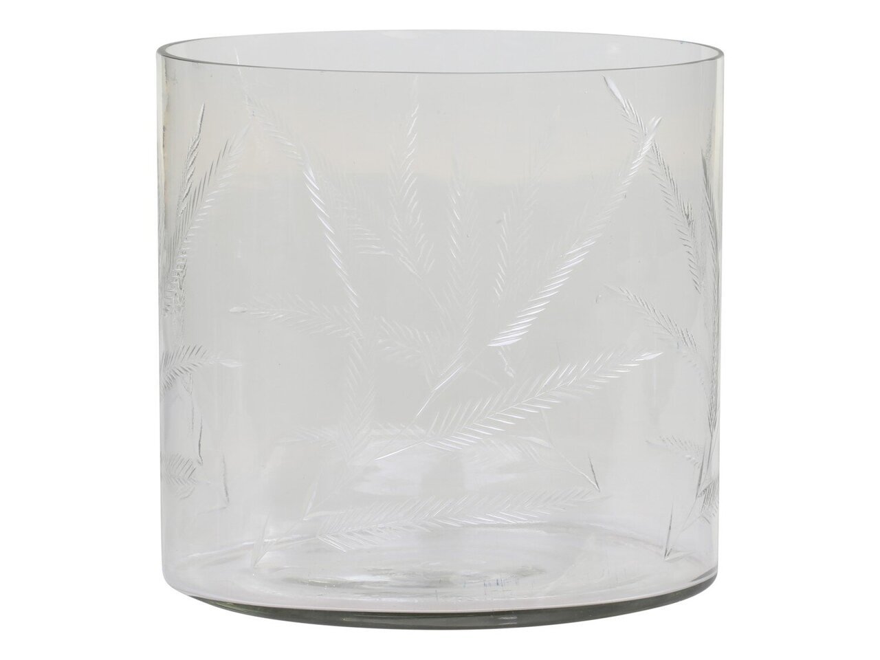 Gläsernes Hurricane mit Schliff