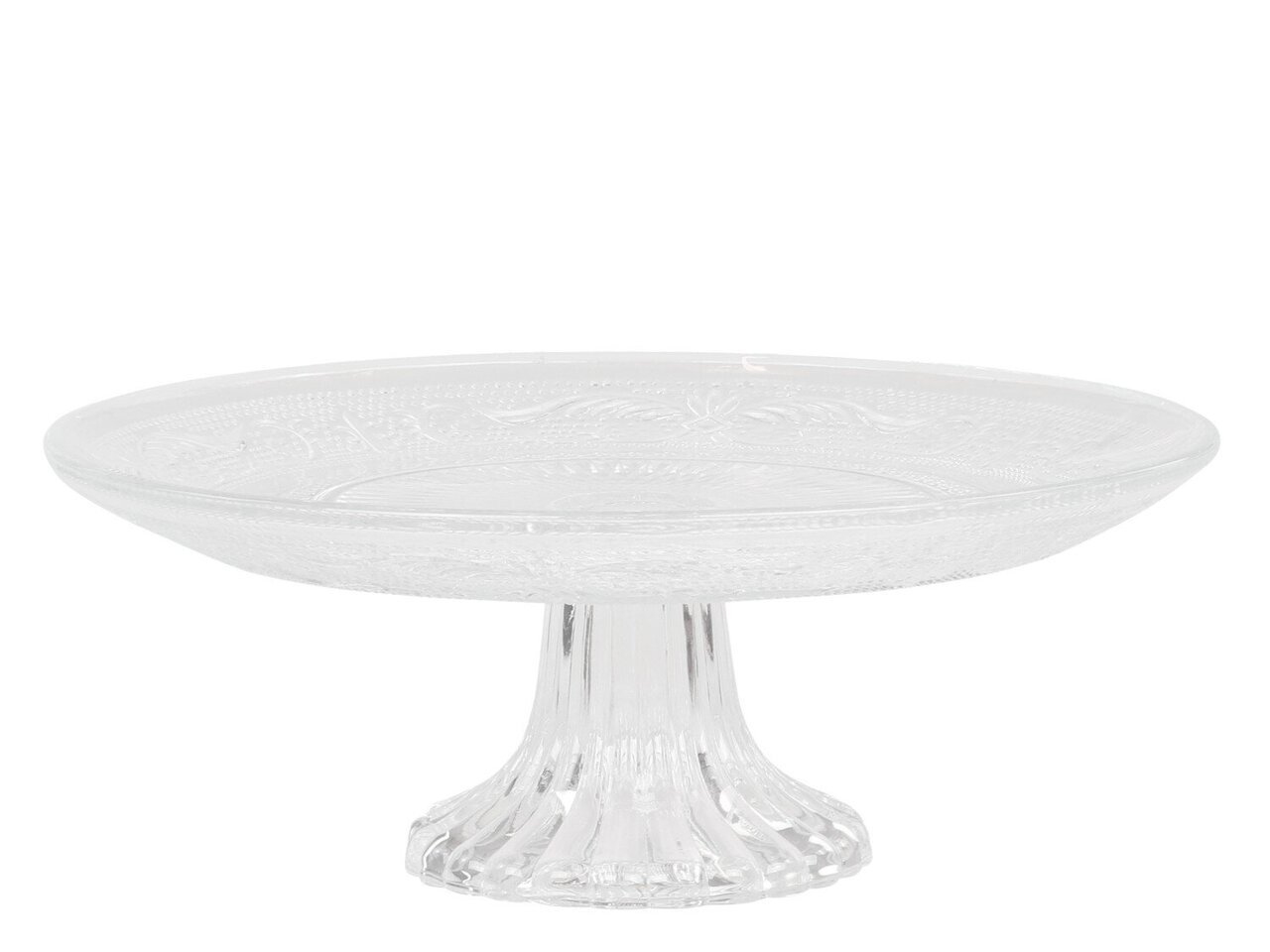 Glas Etagere mit Muster