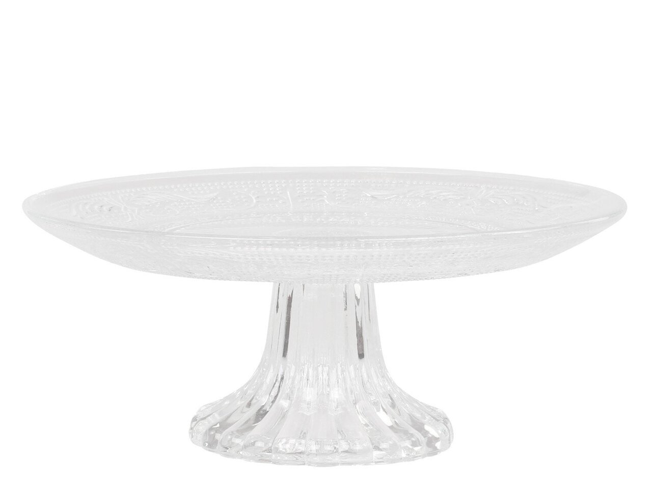 Glas Etagere mit Muster