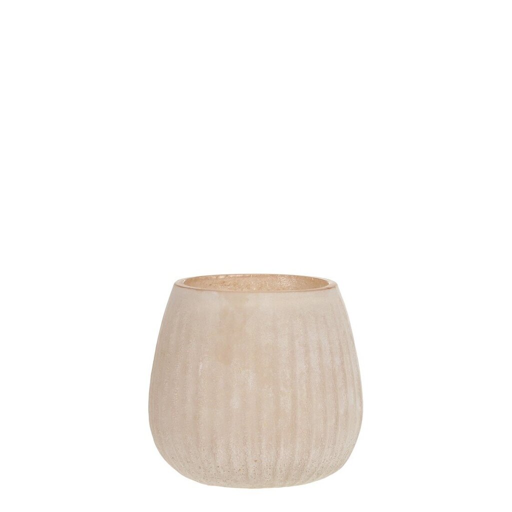 Glas Teelichthalter mit Muster