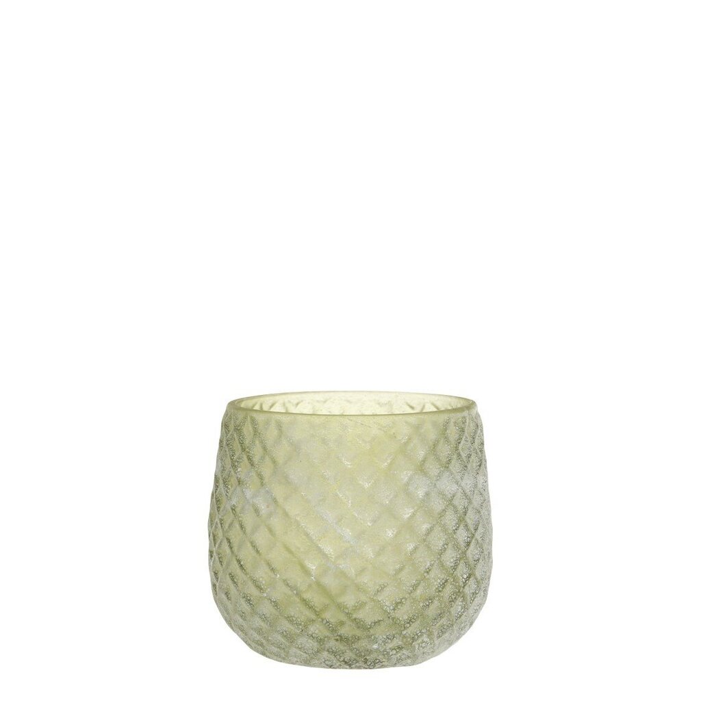 Glas Teelichthalter mit Muster