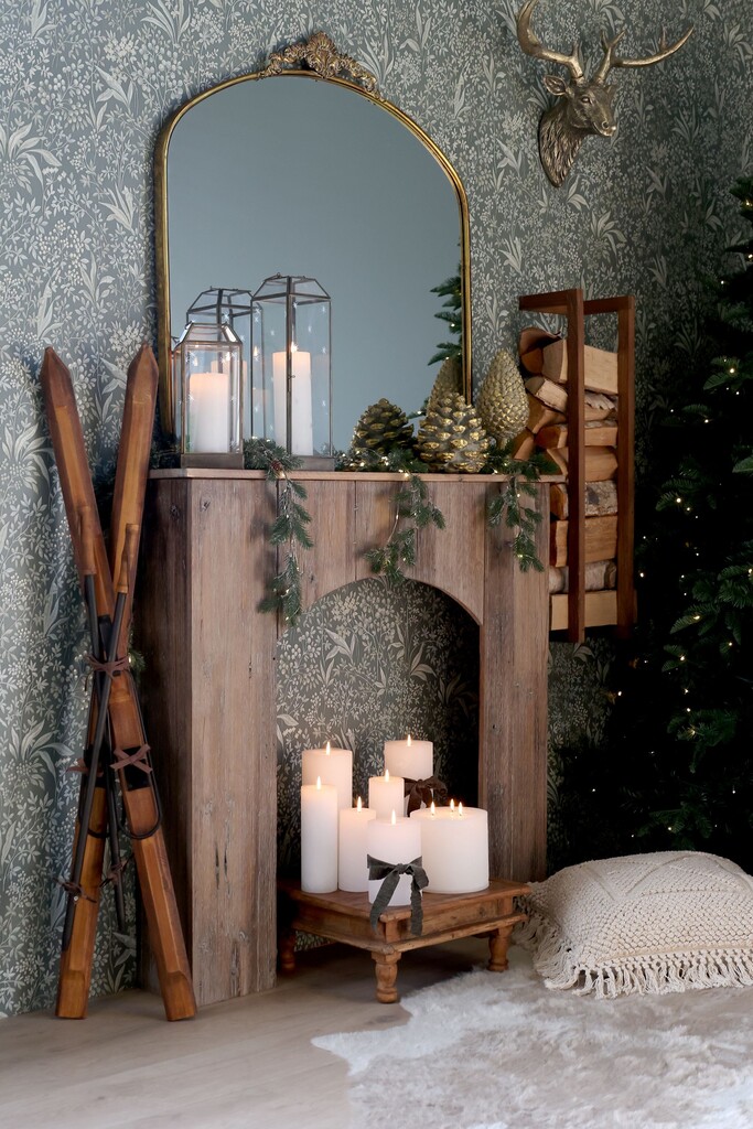 Chic Antique Grimaud Deko Kaminumrandung Recyclingholz Preview Image