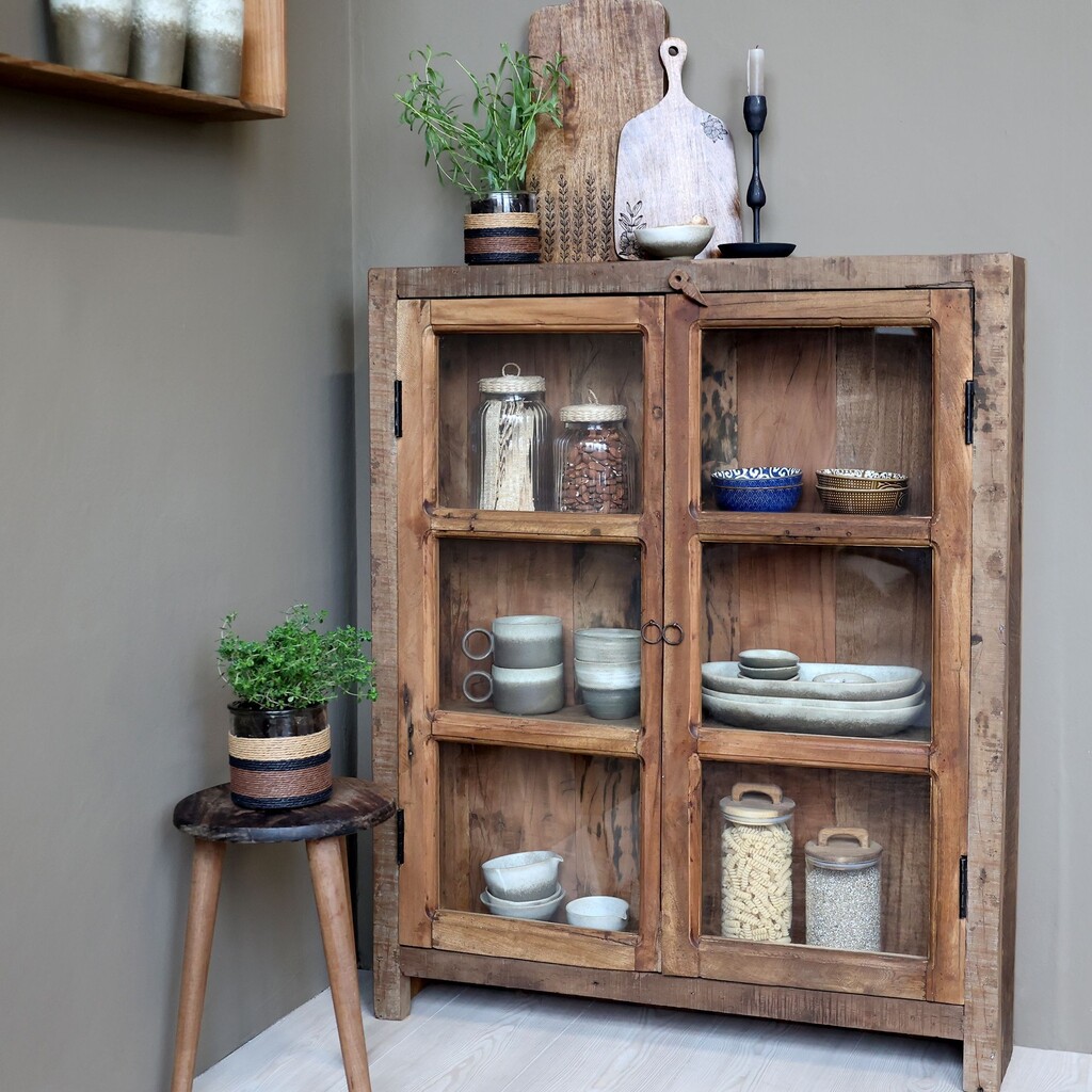 Chic Antique Grimaud Display Cabinet, Vitrinenschrank halbhoch Preview Image