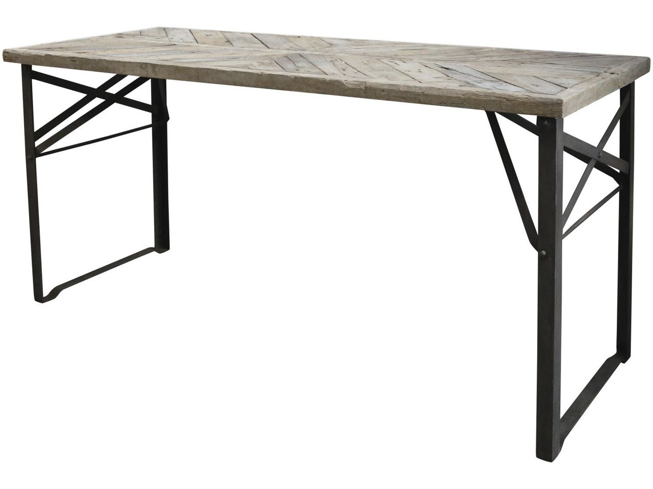 Chic Antique Grimaud Esstisch mit Holzplatte Preview Image