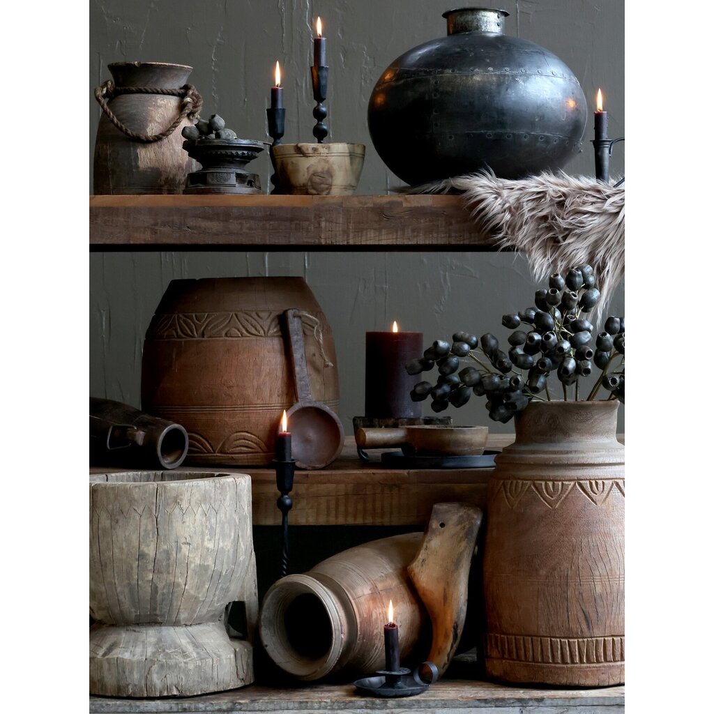 Chic Antique Grimaud Holz Vase für Deko 44cm Preview Image