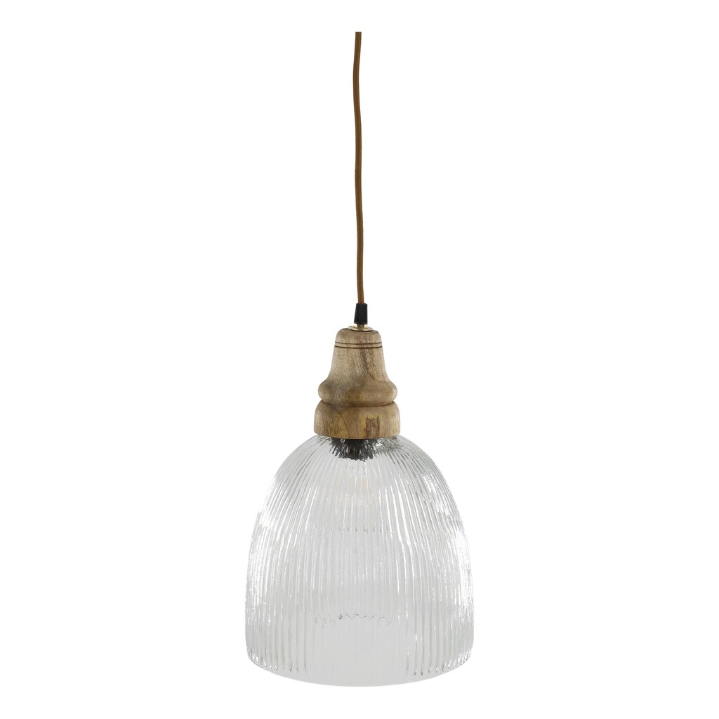 Chic Antique Hängelampe mit Holzzierhülse Preview Image