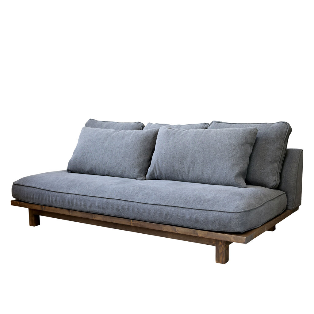 Chic Antique Holz Sofa mit 5 Kissen Preview Image