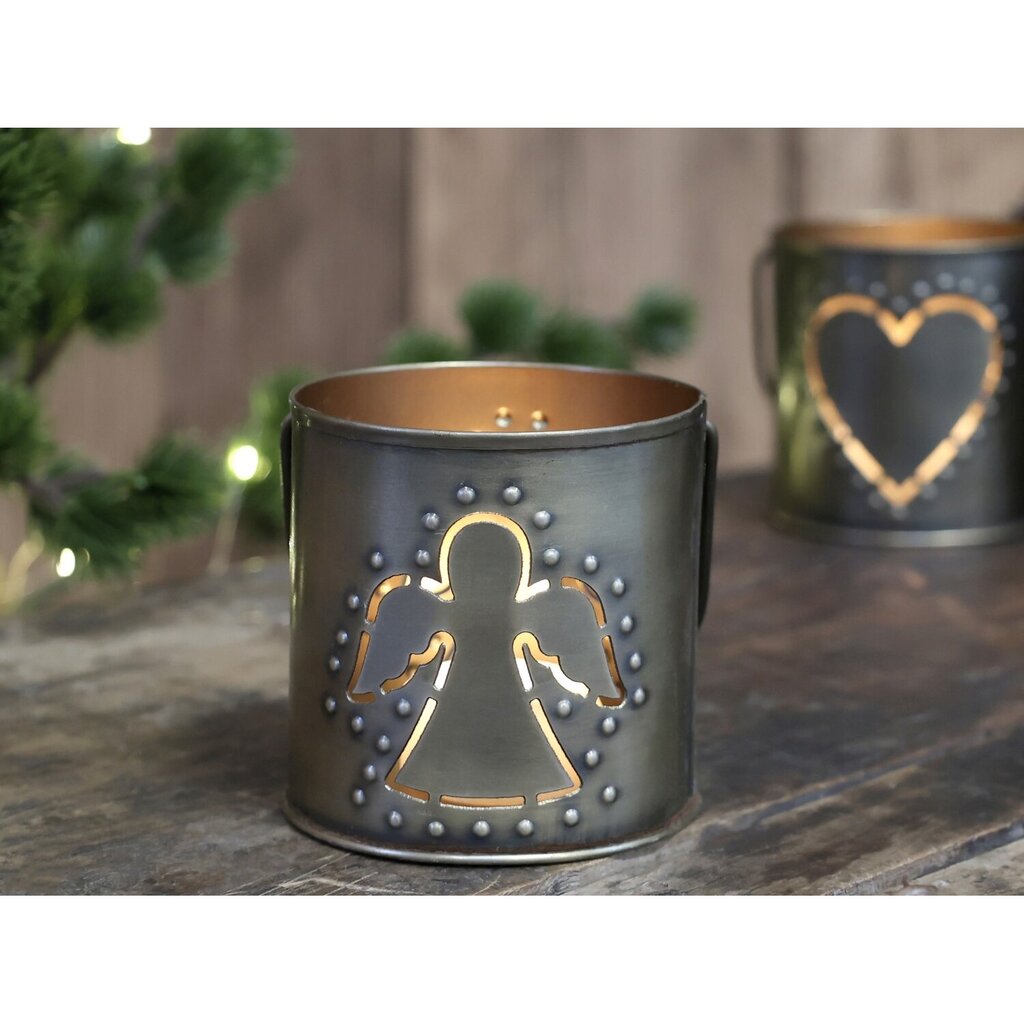 Hurricane Windlicht mit Dekor