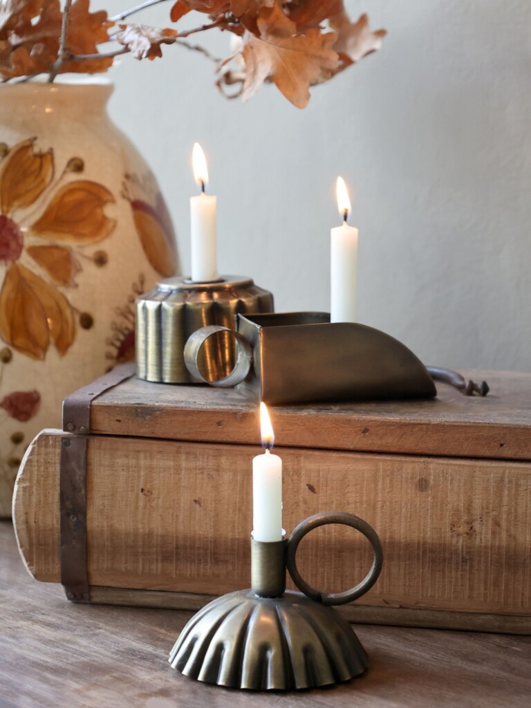 Chic Antique Kammerleuchter für Spitzkerzen