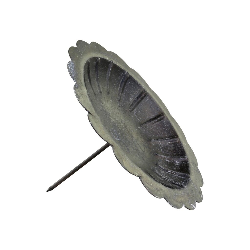 Kerzenhalter für Stumpenkerze mit Spieß