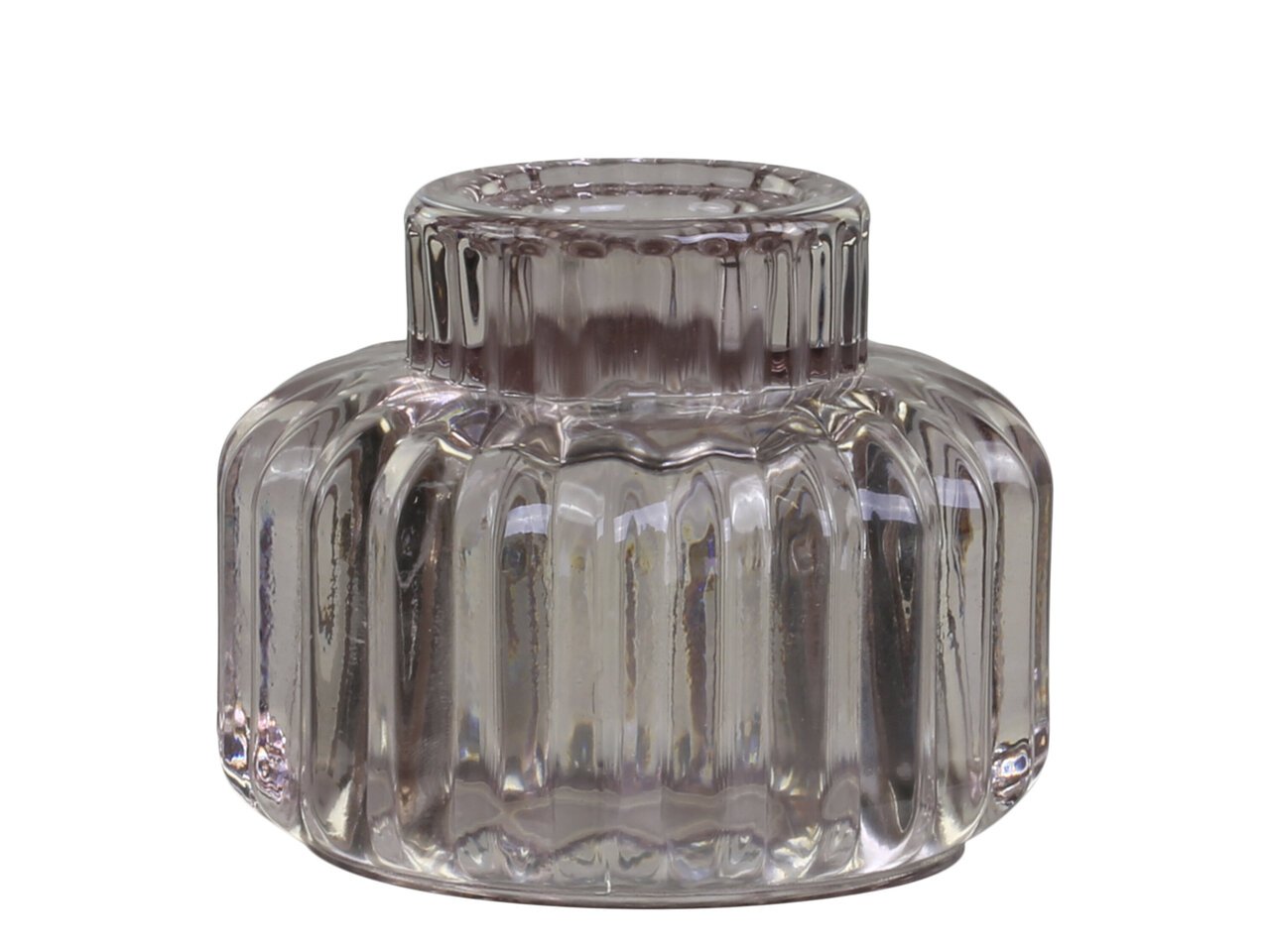 Kerzenhalter mit Rillen