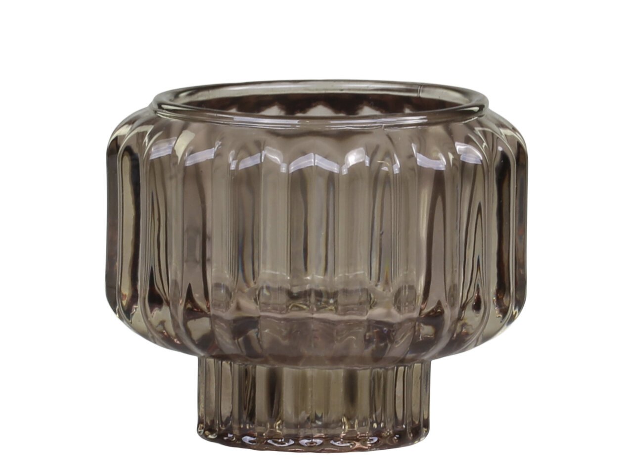 Kerzenhalter mit Rillen