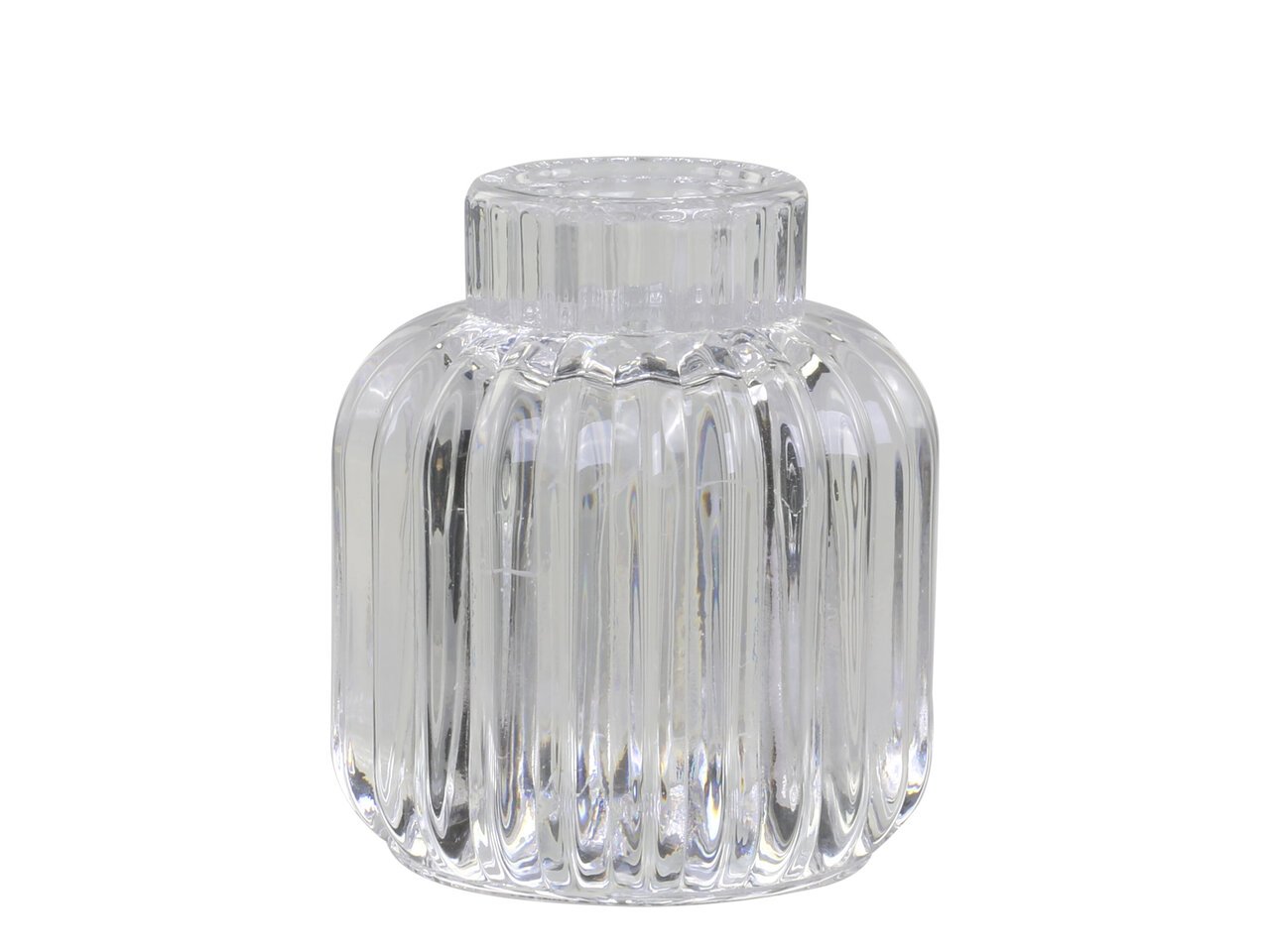 Kerzenhalter mit Rillen