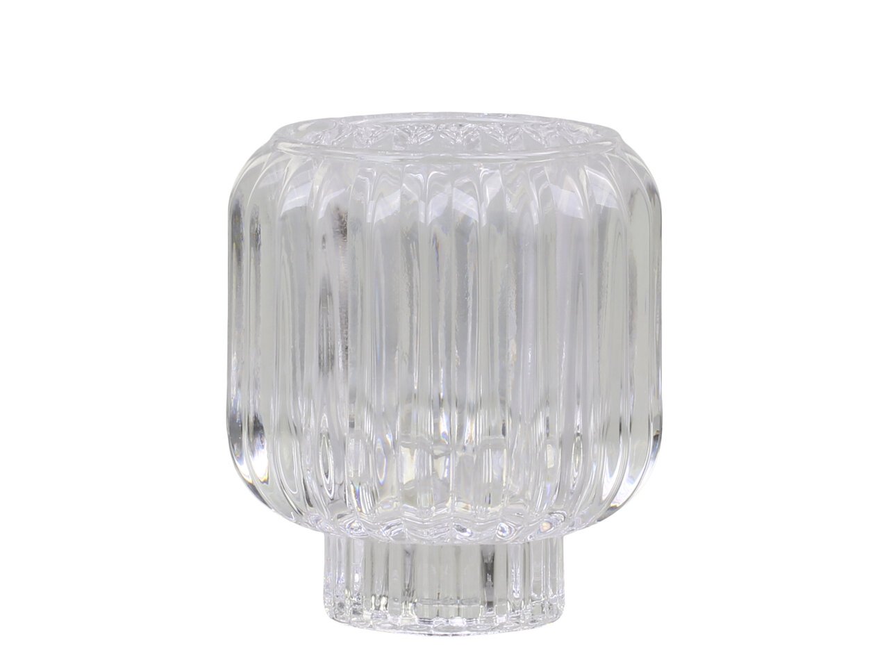 Kerzenhalter mit Rillen