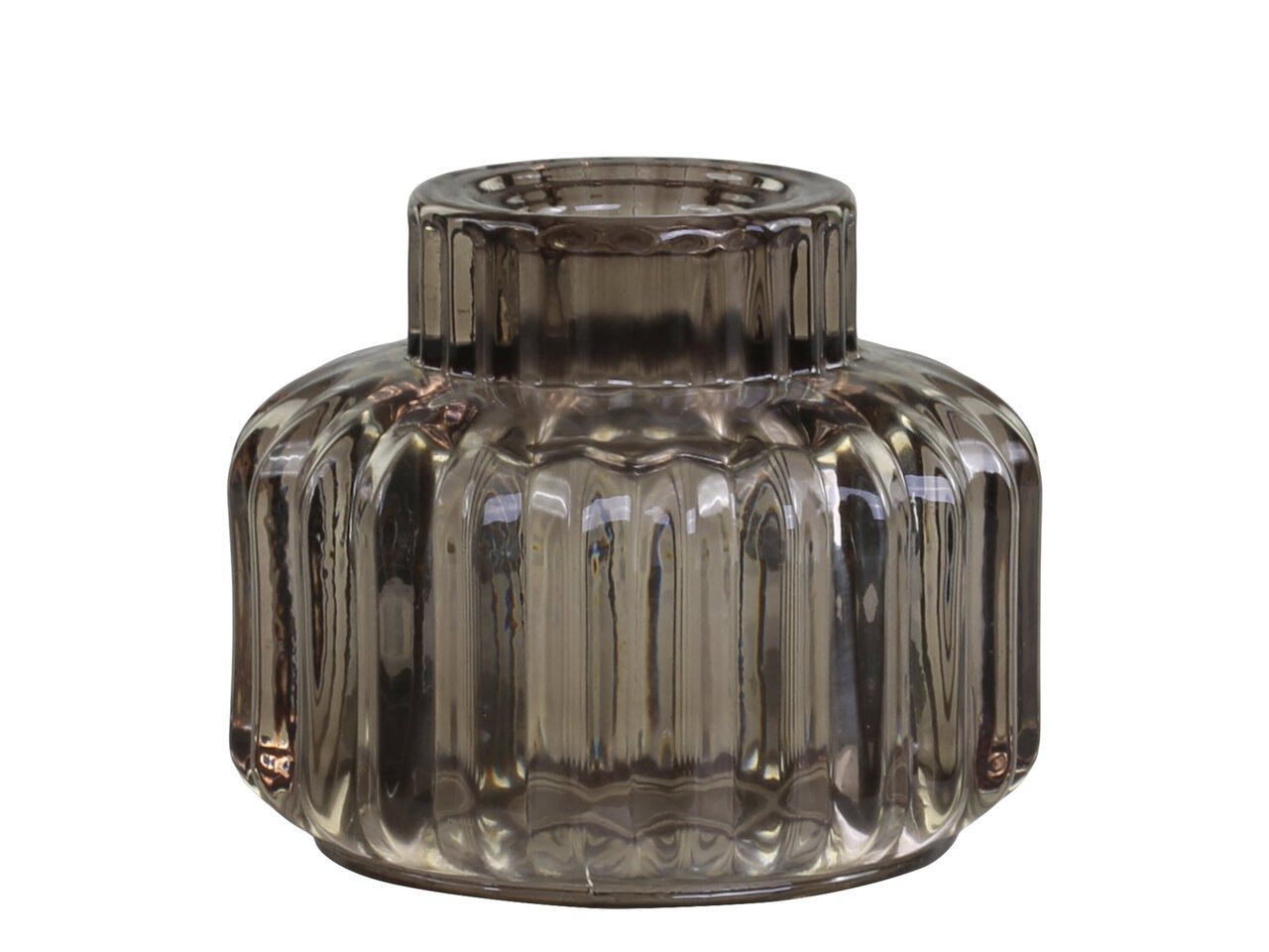 Kerzenhalter mit Rillen