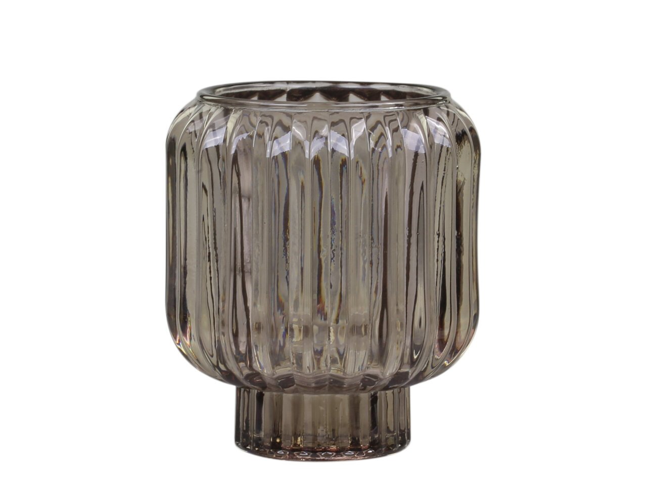 Kerzenhalter mit Rillen