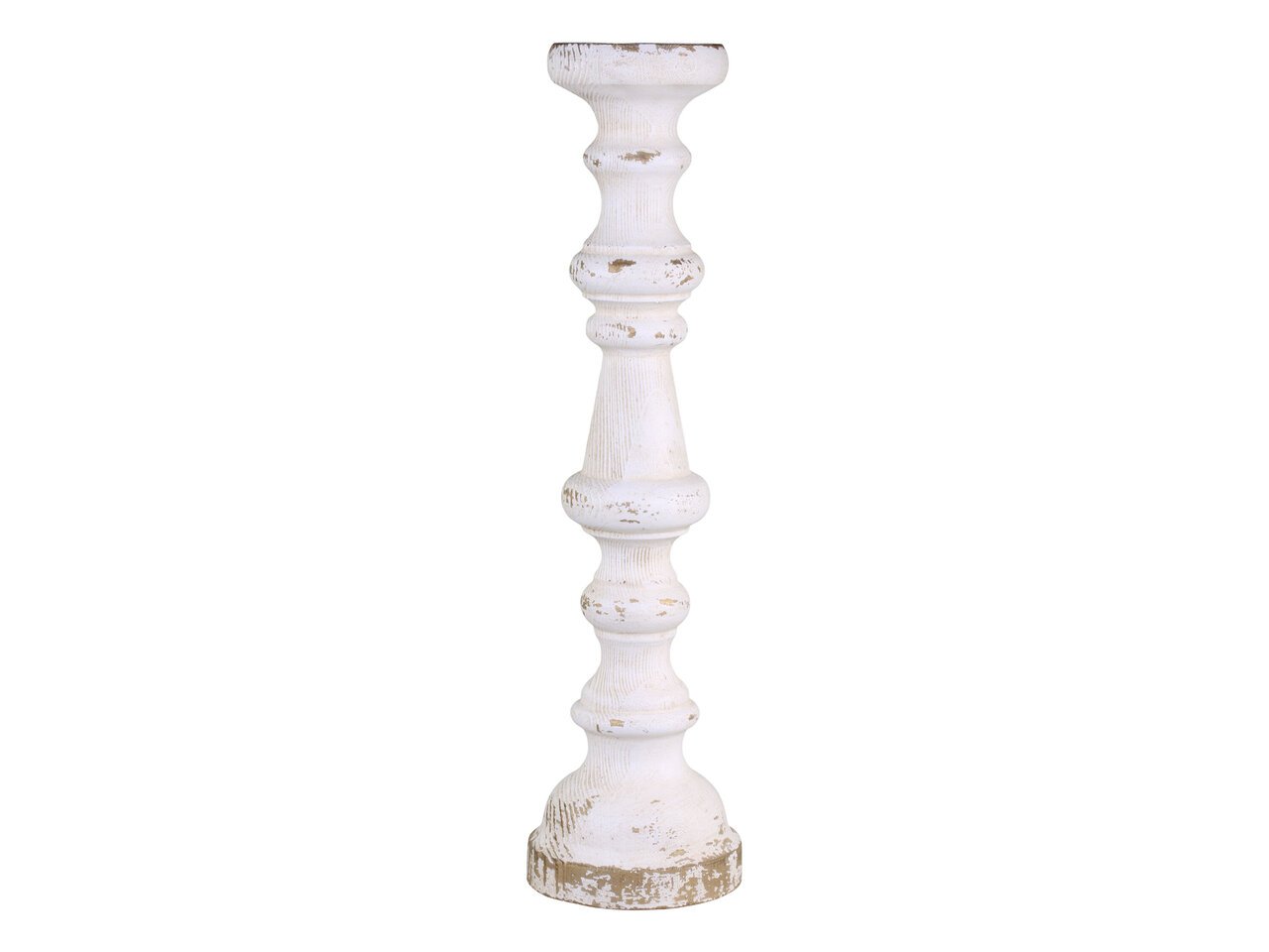 Chic Antique Kerzenständer für Stumpenkerzen aus Holz Preview Image