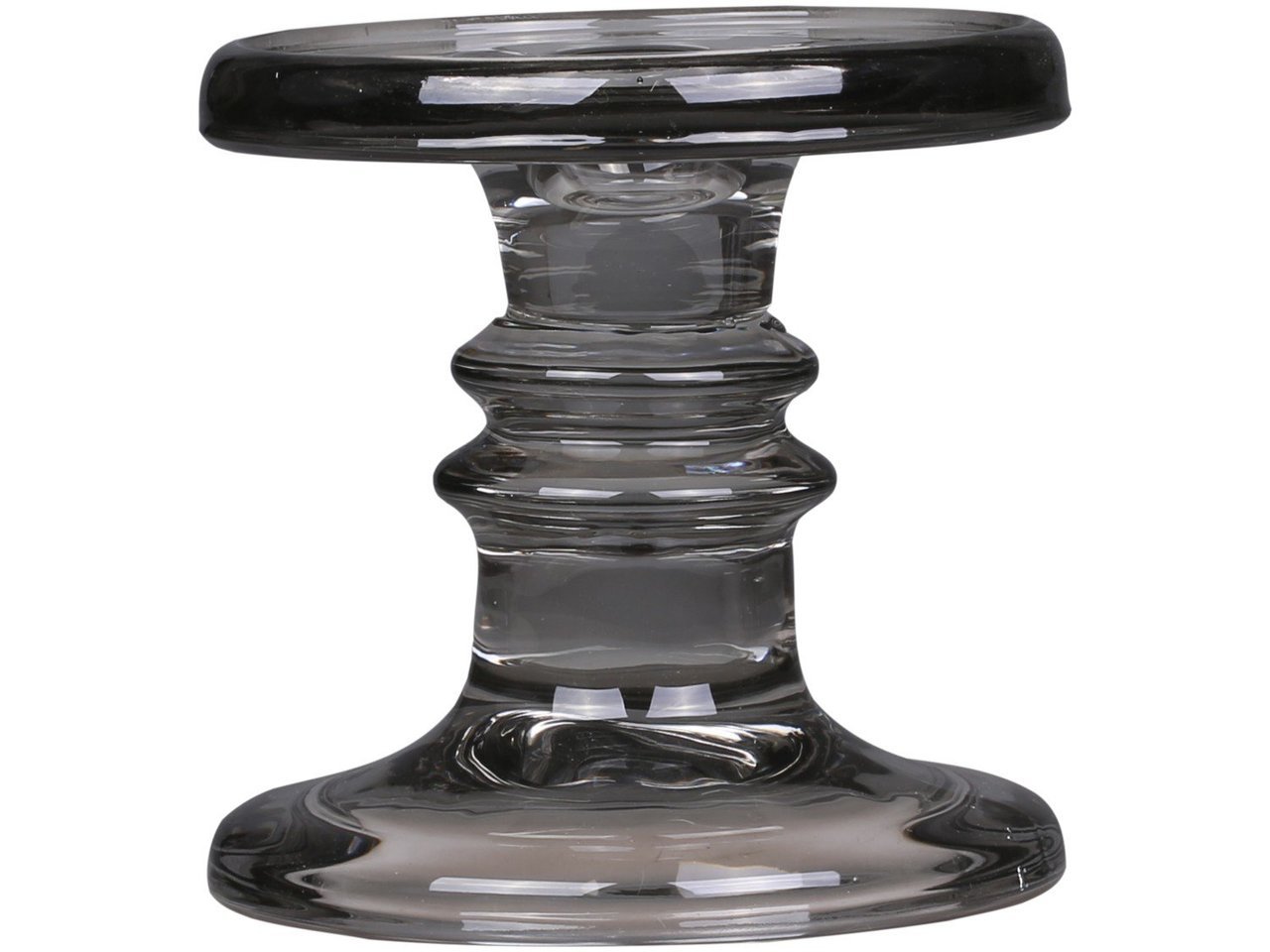 Kerzenständer für Stumpenkerzen kohle