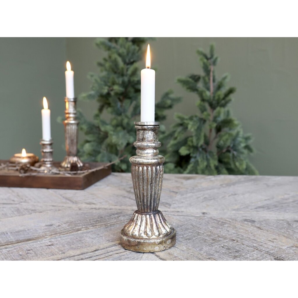 Kerzenständer Glas antique Kupfer